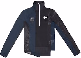Nike x Sacai Women's Half Zip Running Jacket Black/Dark Obsidian Nike x Sacai Women's Half Zip Running Jacket Black/Dark Obsidian