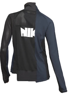 Nike x Sacai Women's Half Zip Running Jacket Black/Dark Obsidian Order Nike x Sacai Women's Half Zip Running Jacket Black/Dark Obsidian
