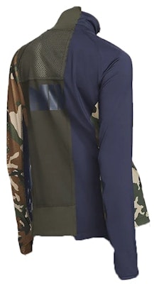 Nike x Sacai Women's Half Zip Running Jacket Sequoia/Obsidian Order Nike x Sacai Women's Half Zip Running Jacket Sequoia/Obsidian