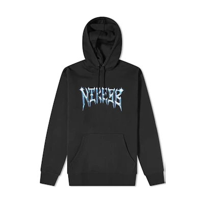 Nike SAMBORGHINI Retro Letter Print Loose Fit Hoodie Black CW7149-010