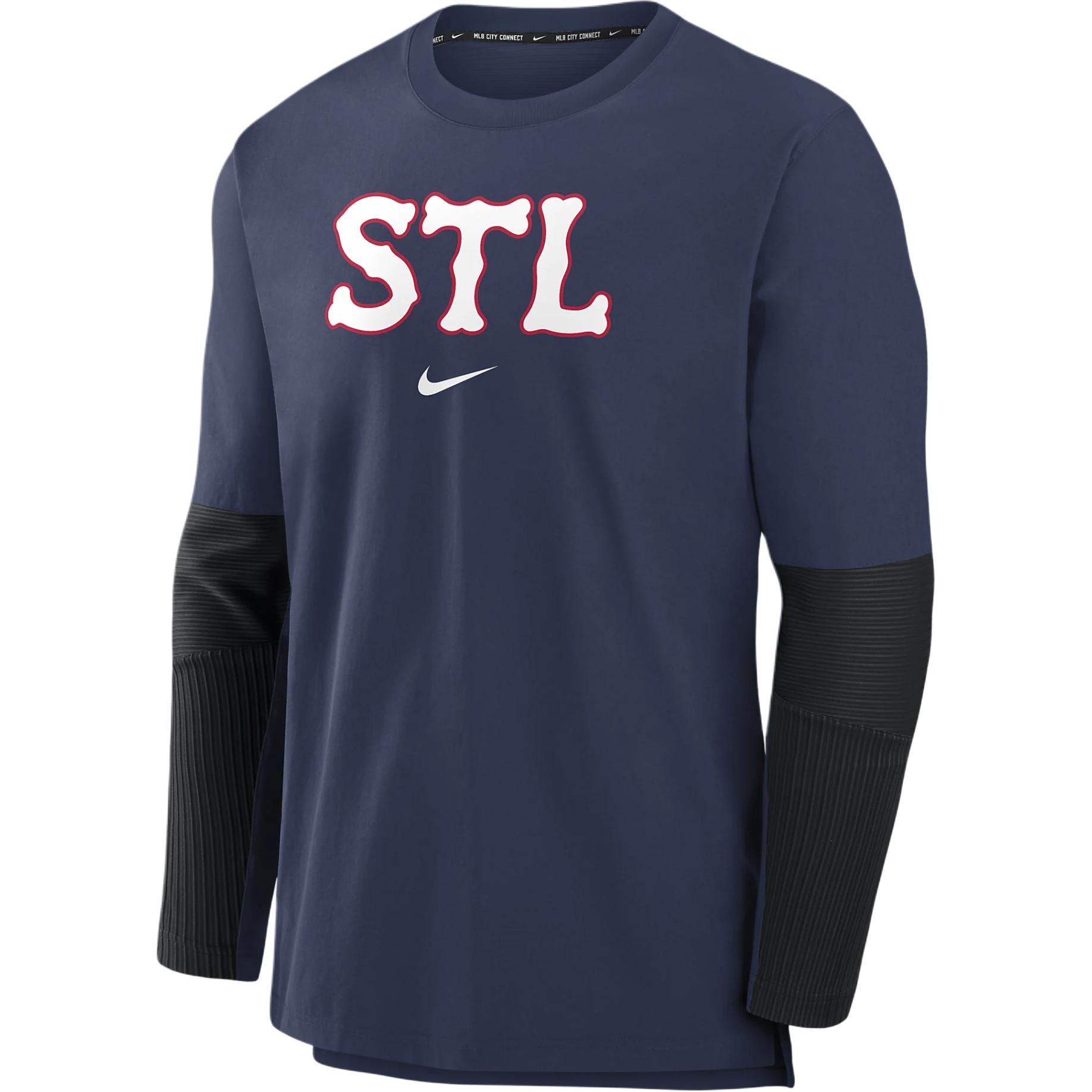 Nike St Louis MLB Patchwork Graphic Pullover Jacket Navy Blue () 015C09BSSCN-KZ8