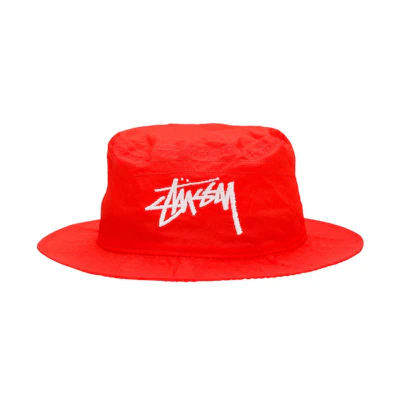 Nike Stüssy Bucket Hat Habanero Red