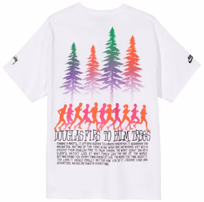 Nike x Stüssy Douglas Firs to Palm Trees T-Shirt White Order Nike x Stüssy Douglas Firs to Palm Trees T-Shirt White