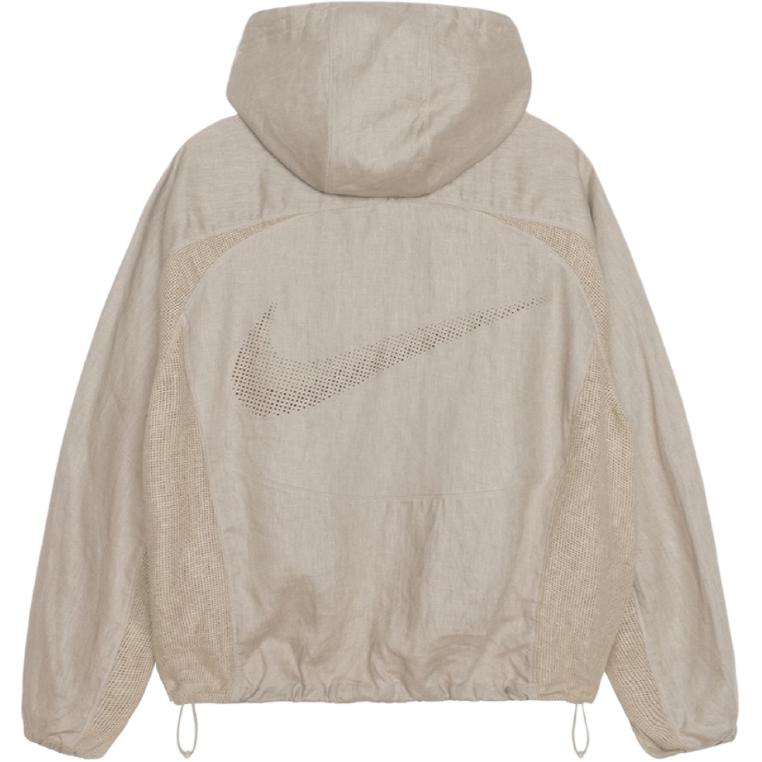Lookbook Nike x Stüssy SS24 Chaqueta Unisex Beige con Capucha - Cómoda y Estilosa. FZ5751-263