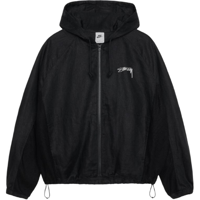 Order Nike x Stüssy SS24 Sudadera Chaqueta Negra Unisex - Estilosa y Cómoda FZ5751-010