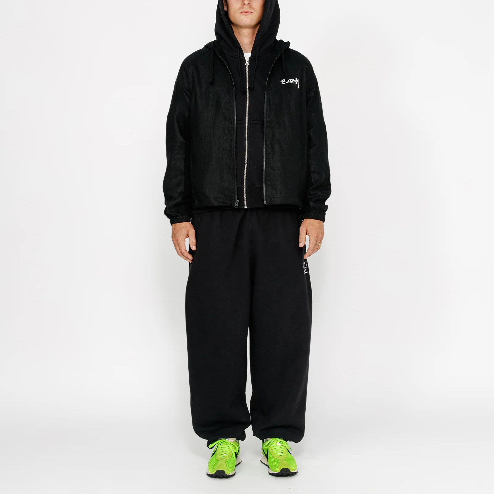 Purchase Nike x Stüssy SS24 Sudadera Chaqueta Negra Unisex - Estilosa y Cómoda FZ5751-010