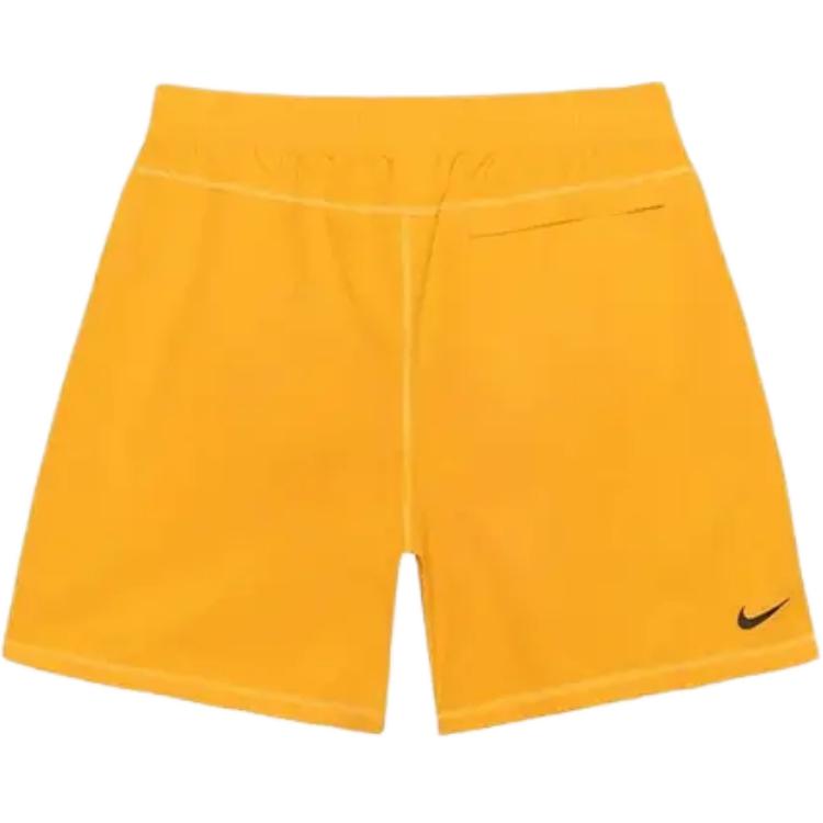 Order 나이키 x 스투시 SS24 옐로우 퀵드라이 캐주얼 반바지 유니섹스 콜라보. FZ5761-717