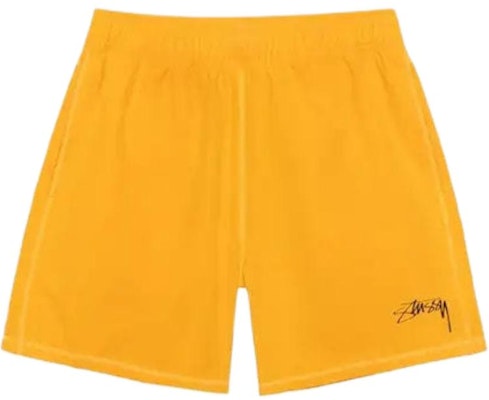 나이키 x 스투시 SS24 옐로우 퀵드라이 캐주얼 반바지 유니섹스 콜라보. FZ5761-717 Lookbook 나이키 x 스투시 SS24 옐로우 퀵드라이 캐주얼 반바지 유니섹스 콜라보. FZ5761-717