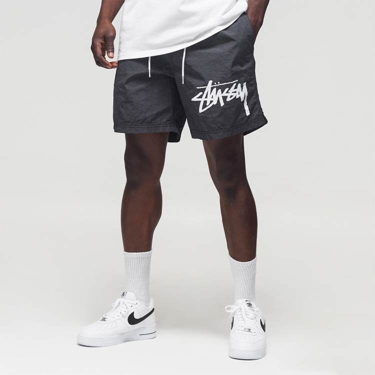 Shop Nike x Stüssy 防水短褲 Off Noir