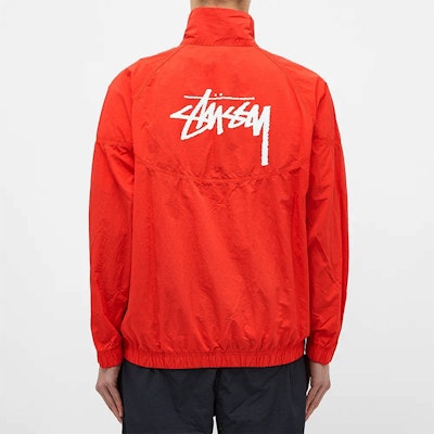 Nike x Stüssy Windrunner Jacket Habanero Red Details for Nike x Stüssy Windrunner Jacket Habanero Red