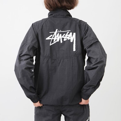 Nike x Stüssy Windrunner Jacket Off Noir Shop Nike x Stüssy Windrunner Jacket Off Noir