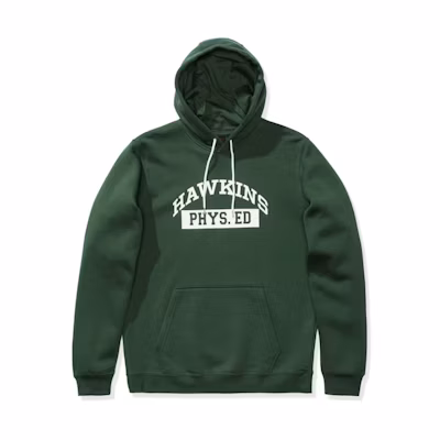 Nike Stranger Things Hawkins High Hoodie Green