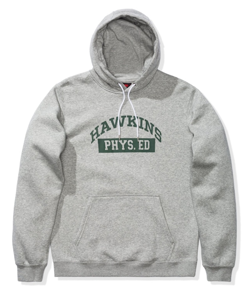 Nike x Stranger Things Hawkins High Hoodie Heather Grey