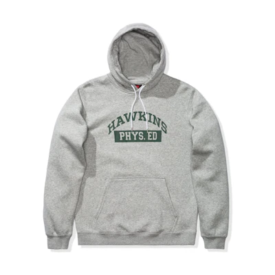 Nike Stranger Things Hawkins High Hoodie Heather Grey