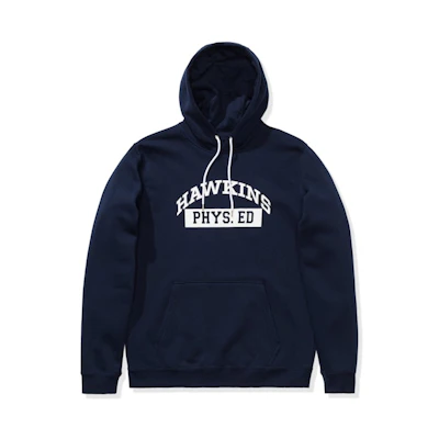 Nike Stranger Things Hawkins High Hoodie Navy