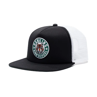 Nike x Stranger Things Hawkins High Trucker Hat Black
