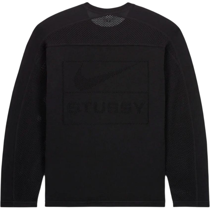 Nike Stussy Black Crewneck Unisex Knit Long Sleeve Pullover Sweater. HF3899-010 圖 3