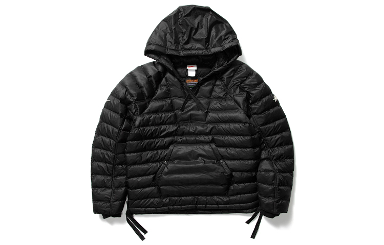 Nike Stussy Collaborative Black Pullover Hoodie Jacket for Men Winter Edition DC1085-010