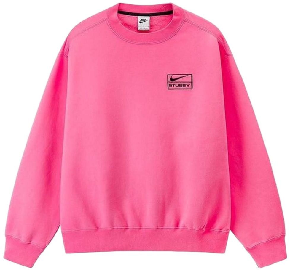 nike-x-stussy-fw-22-logo-print-crewneck-fleece-sweatshirt-pink-unisex-asia-edition-do-5311-670