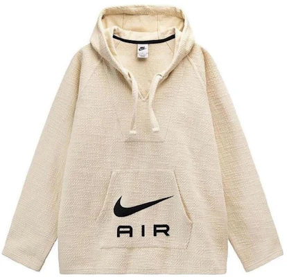 耐克Stussy联名FW22米色连帽衫 男女同款袋鼠兜休闲上衣 DO5307-120 Order 耐克Stussy联名FW22米色连帽衫 男女同款袋鼠兜休闲上衣 DO5307-120