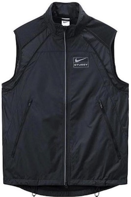 Nike x Stussy FW22 Windbreaker Convertible Vest Jacket Black Unisex Asia Edition. DO5305-010 Lookbook Nike x Stussy FW22 Windbreaker Convertible Vest Jacket Black Unisex Asia Edition. DO5305-010