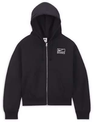 Nike x Stussy FW23 Hoodie Resleting Hitam Unisex Edisi Asia dengan Drawstring. FJ9176-010 Order Nike x Stussy FW23 Hoodie Resleting Hitam Unisex Edisi Asia dengan Drawstring. FJ9176-010