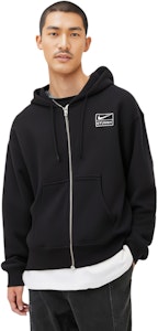Nike x Stussy FW23 連帽拉鍊外套 黑色 男女同款 亞洲限定款 帶抽繩。 FJ9176-010 Sizing Nike x Stussy FW23 連帽拉鍊外套 黑色 男女同款 亞洲限定款 帶抽繩。 FJ9176-010