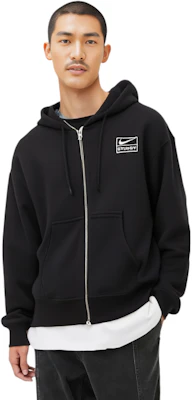 Nike x Stussy FW23 Hoodie Resleting Hitam Unisex Edisi Asia dengan Drawstring. FJ9176-010 Sizing Nike x Stussy FW23 Hoodie Resleting Hitam Unisex Edisi Asia dengan Drawstring. FJ9176-010