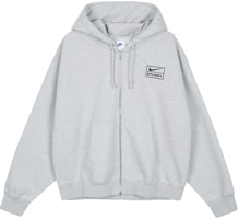 Nike x Stussy FW23 Full-Zip Hoodie Jacket Gray Unisex Asia Edition. FJ9182-050 Nike x Stussy FW23 Full-Zip Hoodie Jacket Gray Unisex Asia Edition. FJ9182-050
