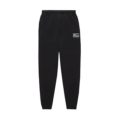 Nike Stussy FW23 Logo Jogger Knit Pants Black Unisex Asia Exclusive Edition FN5236-010