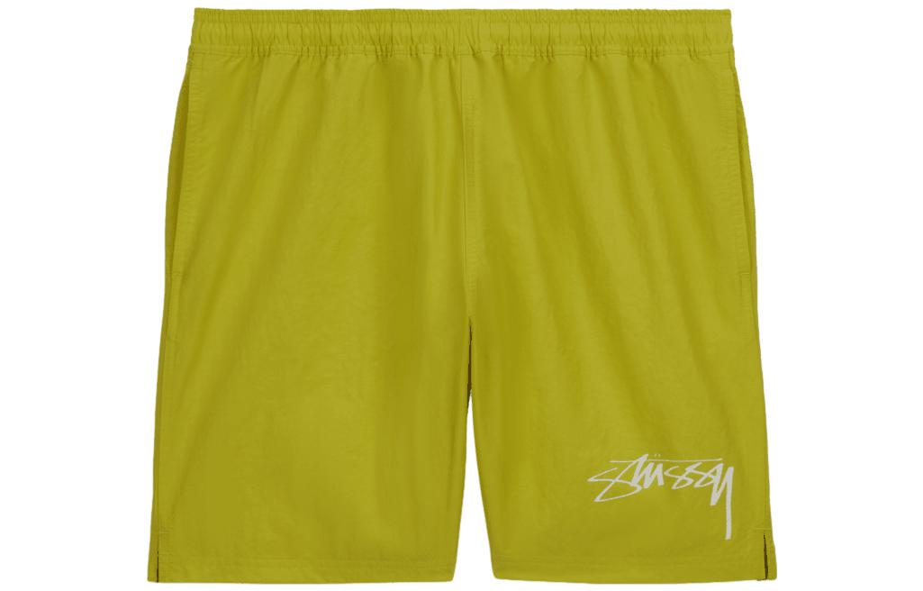 Lookbook ナイキ x ステューシー FW23 ロゴプリント 防水カジュアルショーツ ユニセックス ライトグリーン. FJ9167-344