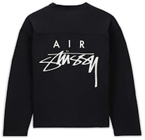 Nike x Stussy FW23 Mesh Logo Long Sleeve T-Shirt Black Unisex Retro Style. FJ9165-010 Nike x Stussy FW23 Mesh Logo Long Sleeve T-Shirt Black Unisex Retro Style. FJ9165-010
