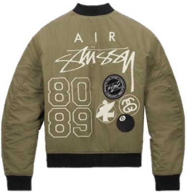 Nike x Stussy FW23 刺繡可翻轉標誌寬鬆外套 軍綠色 男女通用 FJ9153-222 Order Nike x Stussy FW23 刺繡可翻轉標誌寬鬆外套 軍綠色 男女通用 FJ9153-222