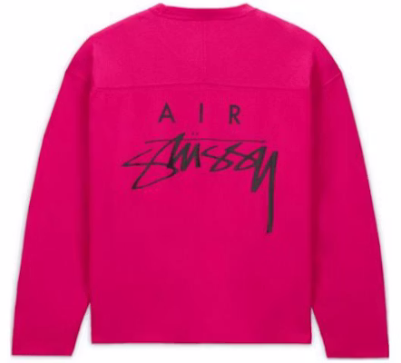 Nike x Stussy Sweatshirt Mesh Logo Pink Retro Unisex Edisi Asia FJ9165-615 Order Nike x Stussy Sweatshirt Mesh Logo Pink Retro Unisex Edisi Asia FJ9165-615