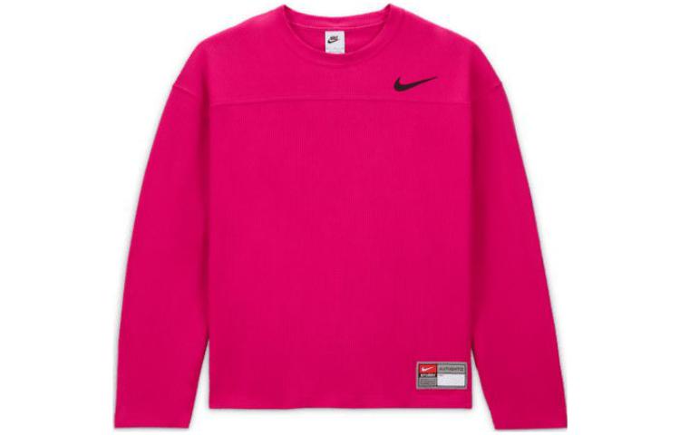 Lookbook 耐克 x Stussy 粉色复古标志网眼圆领卫衣 男女款 亚洲限定版 FJ9165-615