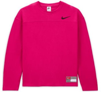 耐克 x Stussy 粉色复古标志网眼圆领卫衣 男女款 亚洲限定版 FJ9165-615 Lookbook 耐克 x Stussy 粉色复古标志网眼圆领卫衣 男女款 亚洲限定版 FJ9165-615