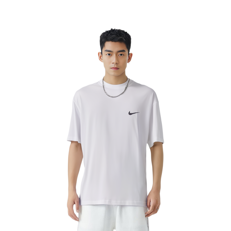 Cheap Nike x Stussy Logo Print Retro Crewneck T-Shirt White -  Style. DV1774-100