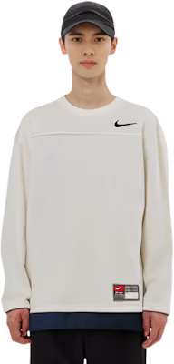 나이키 x 스투시 메쉬 로고 프린트 레트로 롱슬리브 크루넥 티 화이트 아시아 에디션 FJ9165-133 Sizing 나이키 x 스투시 메쉬 로고 프린트 레트로 롱슬리브 크루넥 티 화이트 아시아 에디션 FJ9165-133