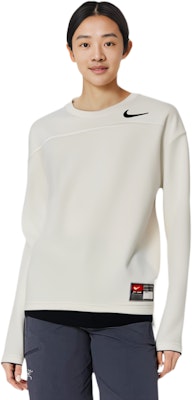 나이키 x 스투시 메쉬 로고 프린트 레트로 롱슬리브 크루넥 티 화이트 아시아 에디션 FJ9165-133 1