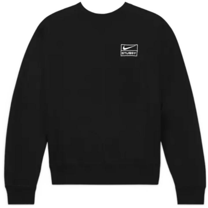 nike-x-stussy-ss-23-black-logo-print-crewneck-sweatshirt-vintage-unisex-pullover-do-5310-010