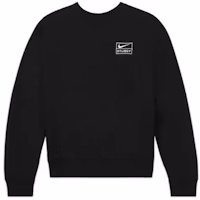 Nike x Stussy SS23 Black Logo Print Crewneck Sweatshirt Vintage Unisex Pullover. DO5310-010 Nike x Stussy SS23 Black Logo Print Crewneck Sweatshirt Vintage Unisex Pullover. DO5310-010