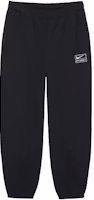 Nike x Stussy SS23 Collab Logo Joggers Unisex Black Fleece Sweatpants Asia Edition DO5297-010 Nike x Stussy SS23 Collab Logo Joggers Unisex Black Fleece Sweatpants Asia Edition DO5297-010