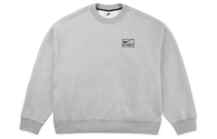 Order Nike x Stussy SS23 灰色復古徽標中性圓領運動衫. DO9337-063