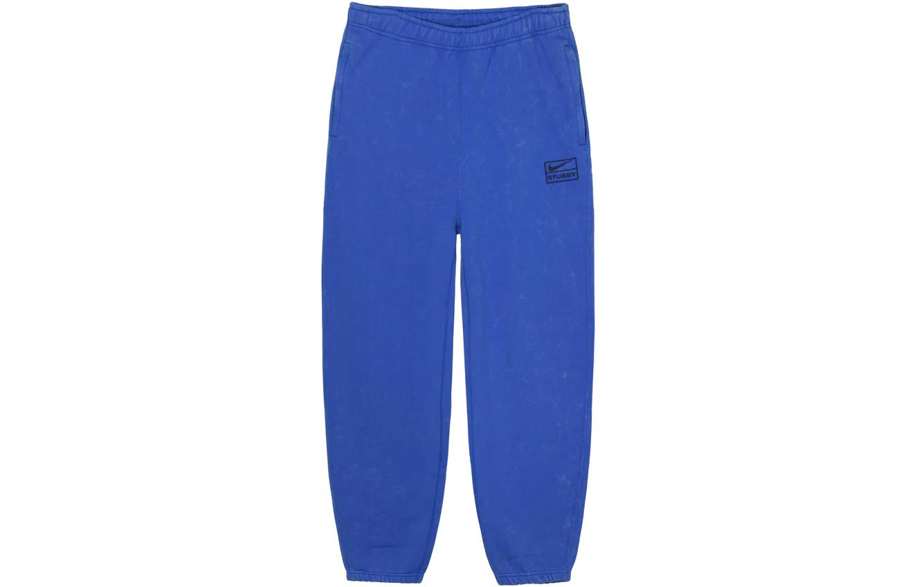 Order Nike x Stussy SS23 Fleece Jogger Sweatpants Unisex Blue Minimalist Design. DR4427-480