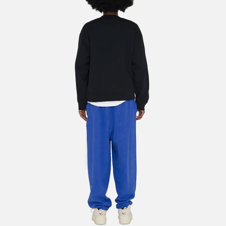 Details for Nike x Stussy SS23 Fleece Jogger Sweatpants Unisex Blue Minimalist Design. DR4427-480