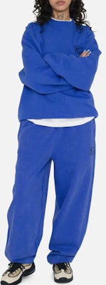 Nike x Stussy SS23 Fleece Jogger Sweatpants Unisex Blue Minimalist Design. DR4427-480 Sizing Nike x Stussy SS23 Fleece Jogger Sweatpants Unisex Blue Minimalist Design. DR4427-480
