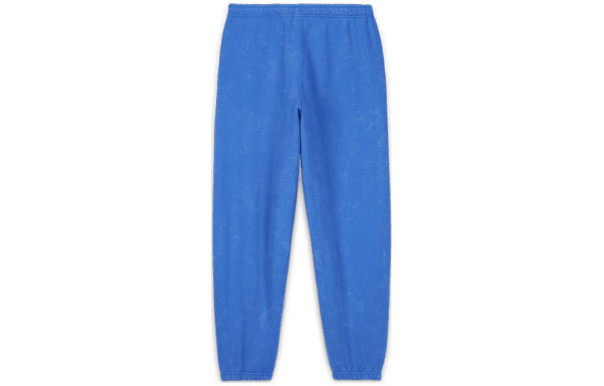 Lookbook Nike x Stussy SS23 Logo Printed Fleece Sweatpants Unisex Blue (US Edition). DR4025-480