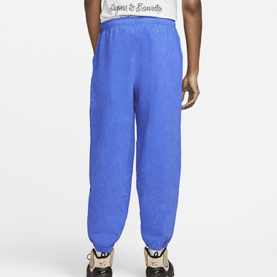Nike x Stussy SS23 Logo Printed Fleece Sweatpants Unisex Blue (US Edition). DR4025-480 Purchase Nike x Stussy SS23 Logo Printed Fleece Sweatpants Unisex Blue (US Edition). DR4025-480