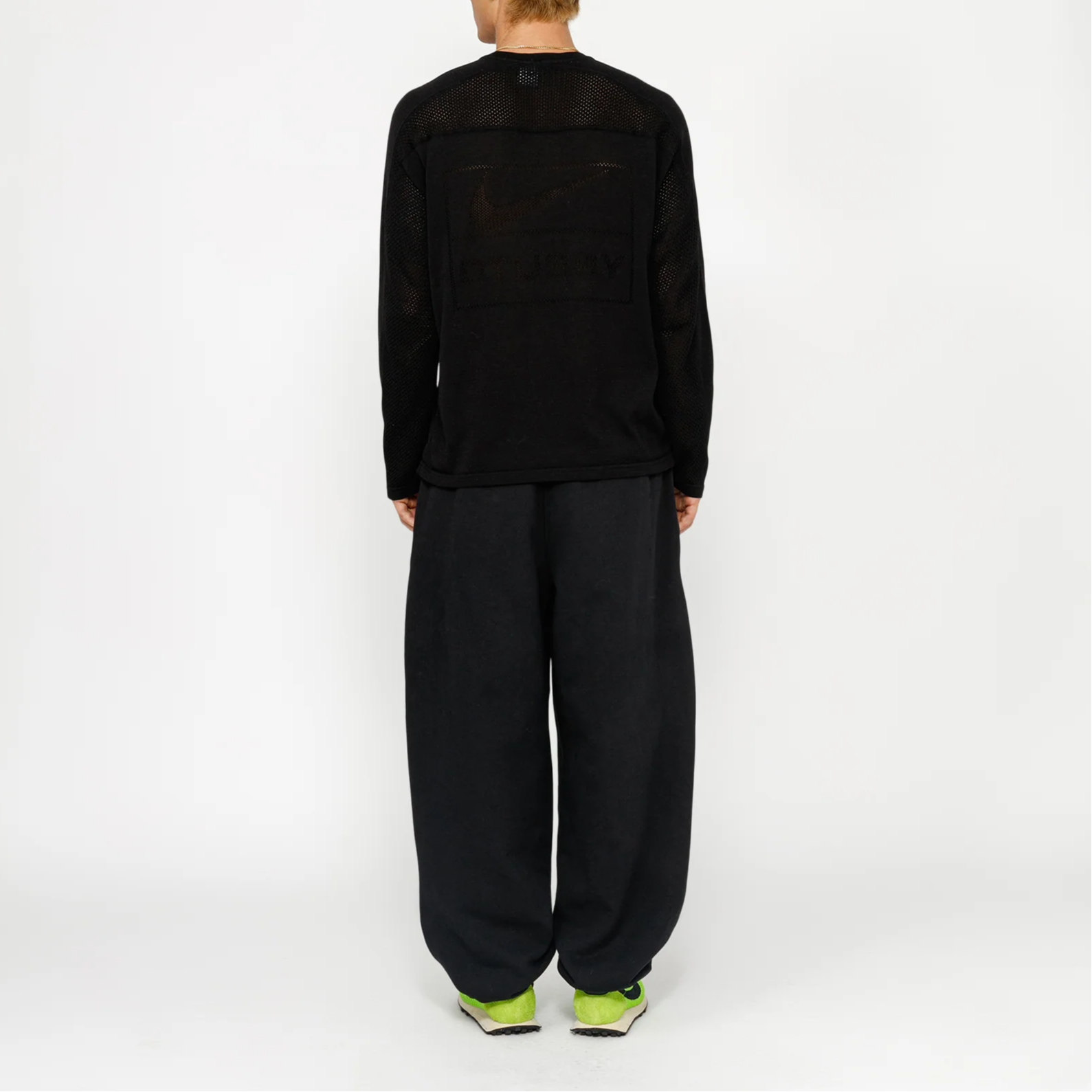 Sizing Nike x Stussy SS24 黑色長袖T恤 男女皆宜 舒適時尚 HF3898-010