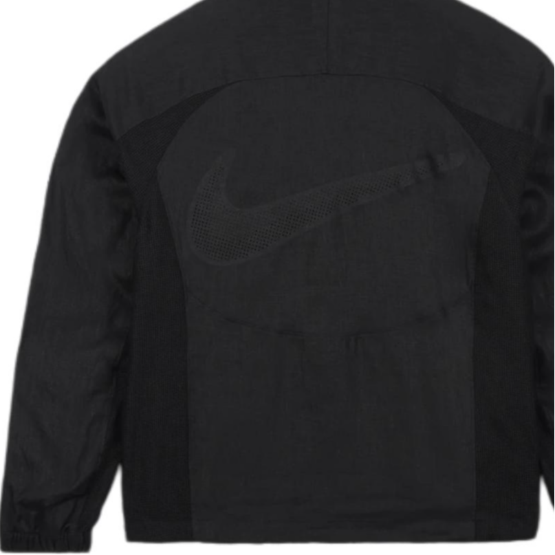 Cheap Nike x Stussy SS24 Black Zip-Up Hoodie Jacket Unisex. FZ5752-010